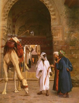 ジャン・レオン・ジェローム Painting - ダラブスに関する紛争 ギリシャ・アラビアのオリエンタリズム ジャン・レオン・ジェローム